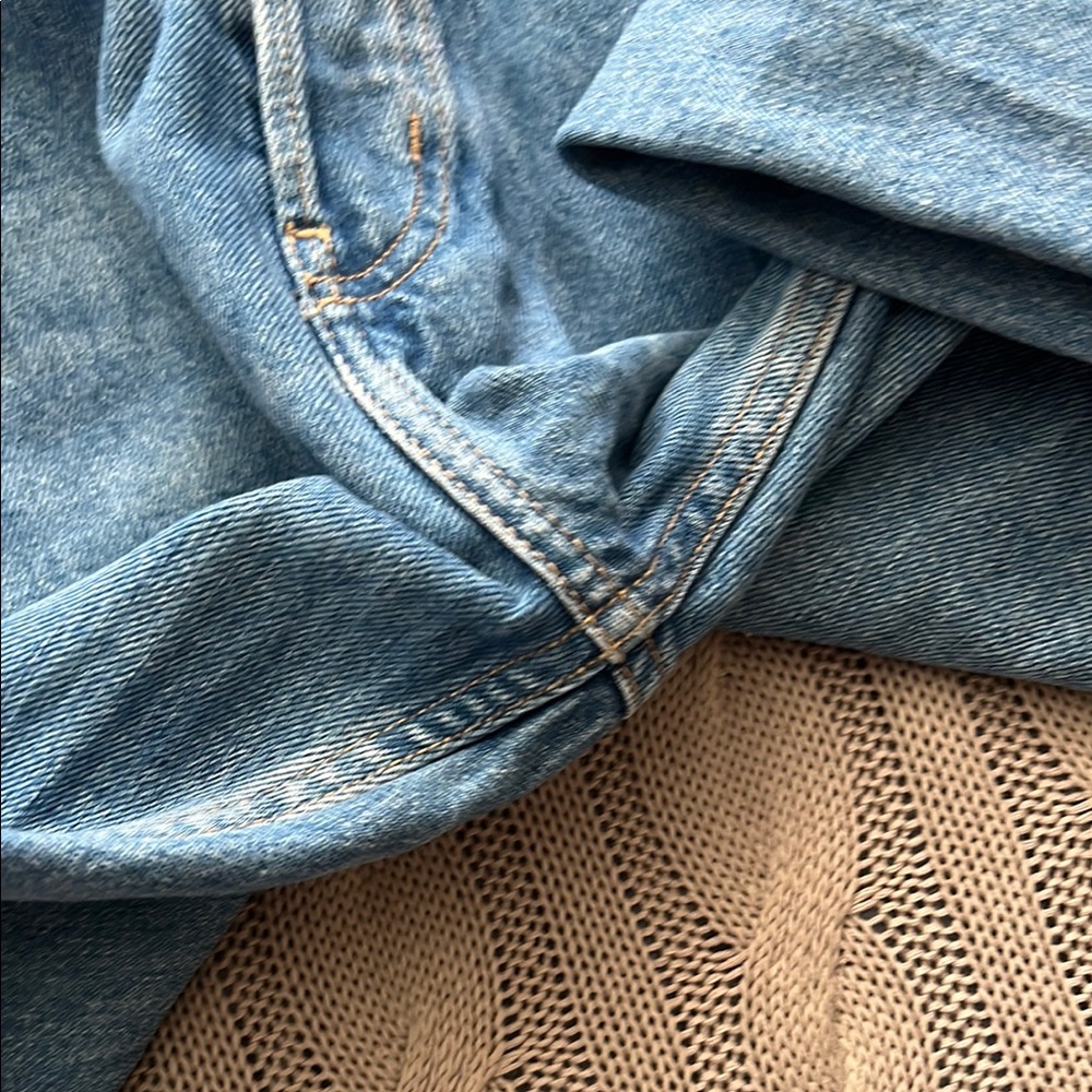 COS Men's Denim Blue Straight Jeans - Picture 7 of 8